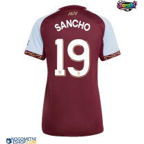 Ženski Nogometni dresi Aston Villa Jadon Sancho #19 Domači 2025-26 Kratek Rokav